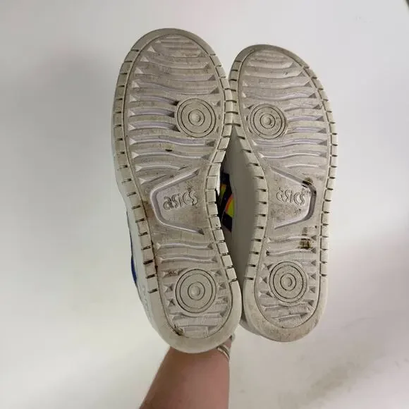 Asics Japan S Platform Sneakers Women's 8 White Leather Lace-Up Athletic Shoes - Picture 8 of 10